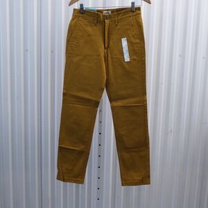 NWT Goodfellow & Co Men Skinny Fit Hennepin Chino Pants in Mustard Yellow, 29X30